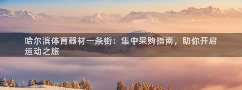 富联官方网站下载安装：哈尔滨体育器材一条街：集中采购