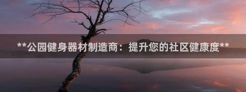 富联平台网站登录入口：**公园健身器材制造商：提升您